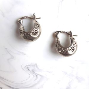 925 Silver Hoop Earrings